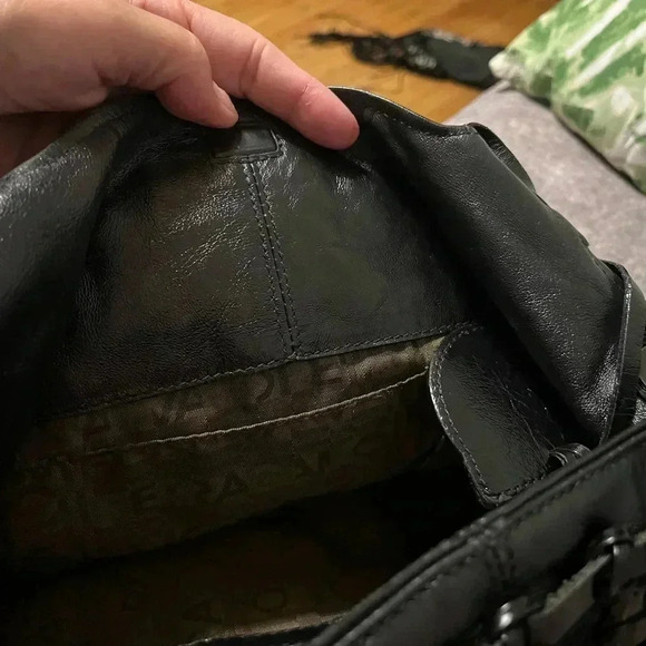 Ferragamo leather bag black luxury soft weaved - Picture 11 of 15